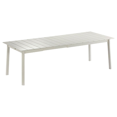 Lafuma ORON Extendable 10 Person Outdoor Aluminum Garden Dining Table, Sand
