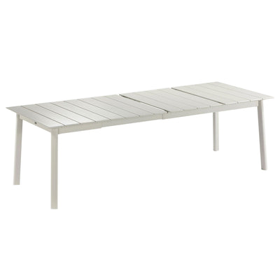Lafuma ORON Extendable 10 Person Outdoor Aluminum Garden Dining Table, Sand