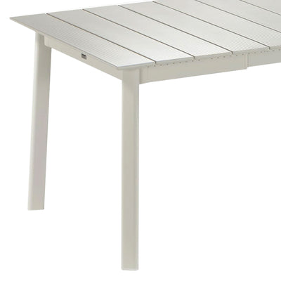 Lafuma ORON Extendable 10 Person Outdoor Aluminum Garden Dining Table, Sand