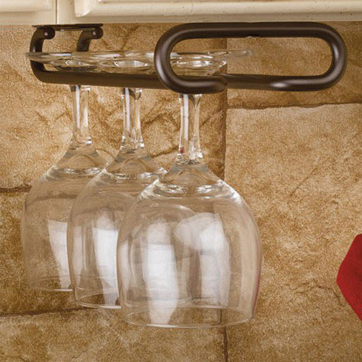 Rev-A-Shelf 3150-11ORB 11-Inch Under Cabinet Stemware Holder, Bronze (Open Box)