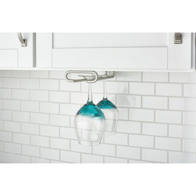 Rev-A-Shelf 16 Inch Satin Nickel Under Cabinet Stemware Storage Holder(Open Box)