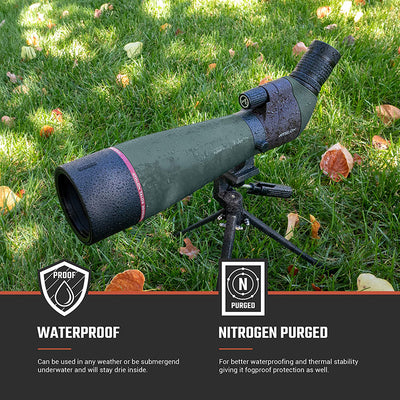 Athlon Optics Spotting Scope for Rifle Hunting and Bird Watching (Open Box)