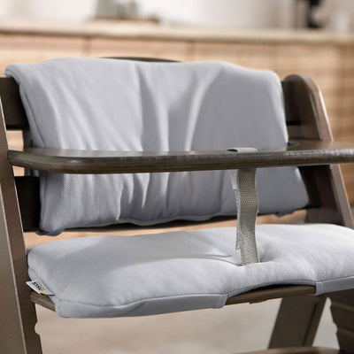 hauck High Chair Deluxe Cushion for Alpha+ & Beta+ Wooden Highchair, Grey (Used) - VMInnovations