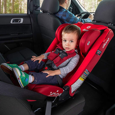 Diono Radian 3RXT Slim Fit Steel Core 4 in 1 Convertible Car Seat, Jet Black