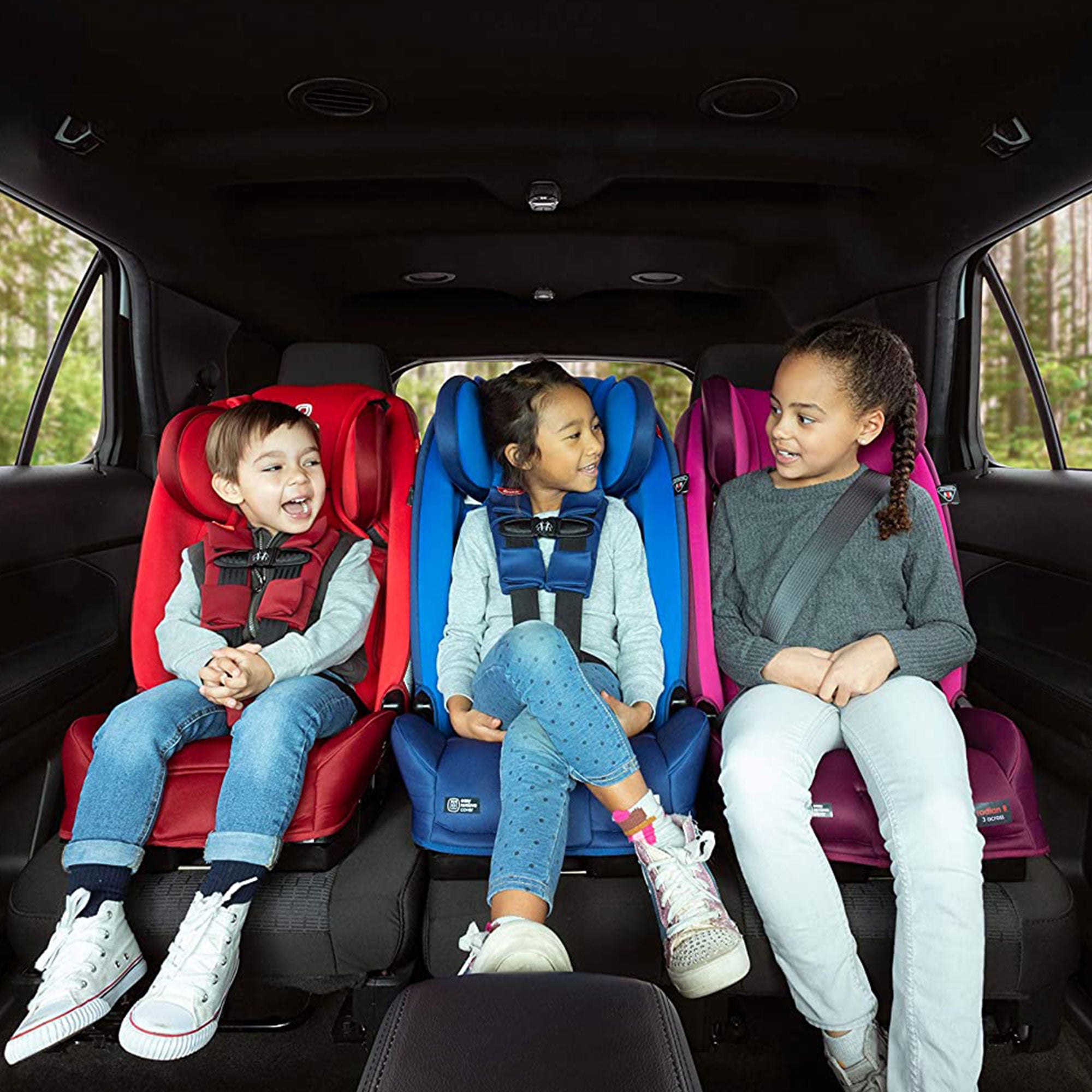Diono Radian 3RXT Slim Fit Steel Core 4 in 1 Convertible Car Seat, Jet Black