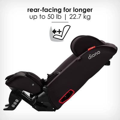 Diono Radian 3RXT Slim Fit Steel Core 4 in 1 Convertible Car Seat, Gray Slate