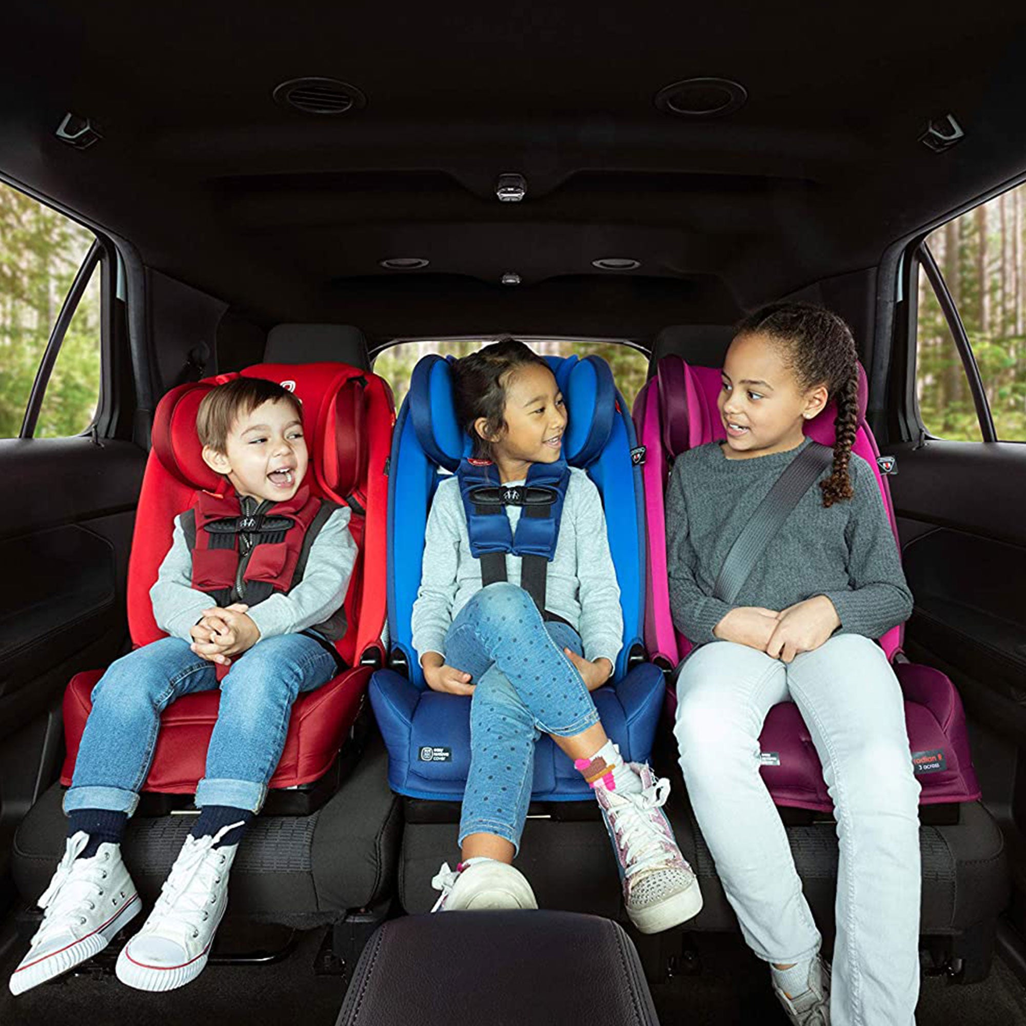 Diono Radian 3RXT Slim Fit Steel Core 4 in 1 Convertible Car Seat, Purple Plum