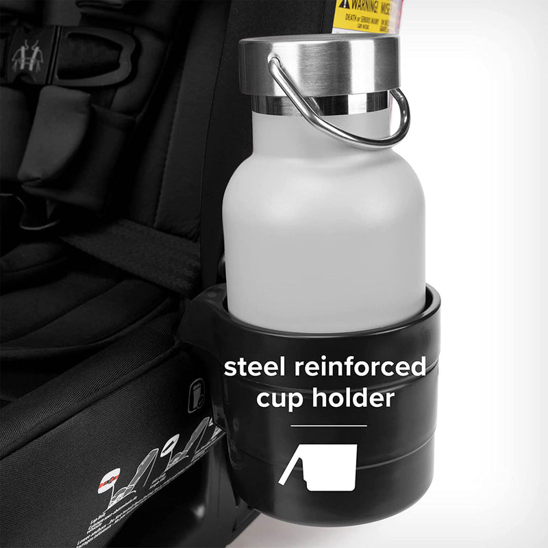 Radian 3RX Slim Fit Steel Core 3 in 1 Convertible Car Seat, Jet Black (Open Box)