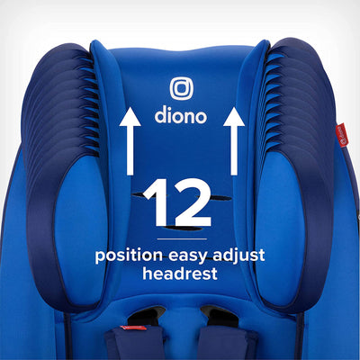 Diono Radian 3RX Slim Fit Steel Core 3 in 1 Convertible Safe Car Seat, Blue Sky - VMInnovations