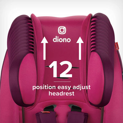 Diono Radian 3RX Slim Fit Steel Core 3 in 1 Convertible Car Seat, Purple Plum - VMInnovations