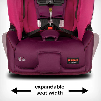 Diono Radian 3RX Slim Fit Steel Core 3 in 1 Convertible Car Seat, Purple Plum - VMInnovations