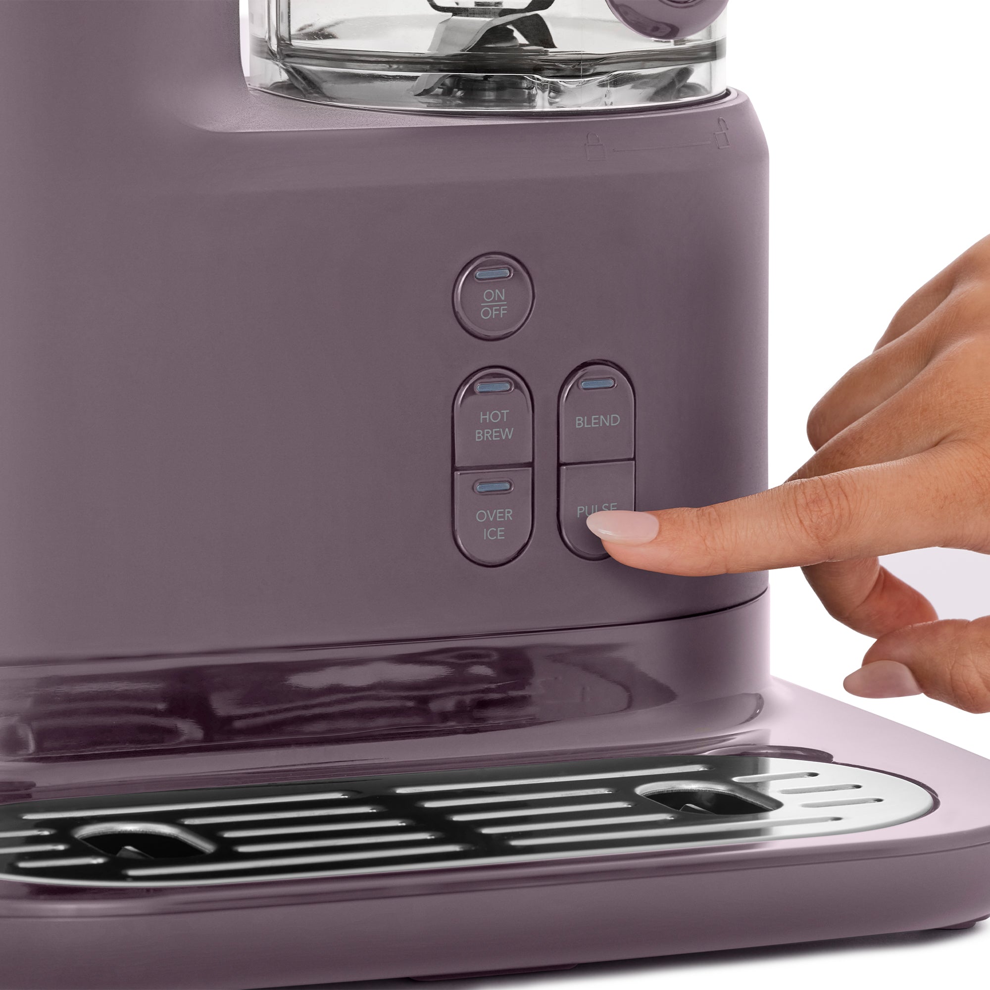 Mr. Coffee Single-Serve Frappe, Iced, and Hot Coffee Maker and Blender, Lavender - VMInnovations