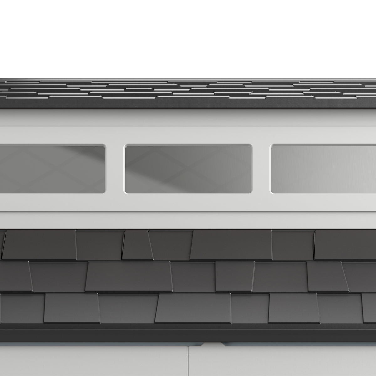 Rubbermaid 7x7 Ft Weather Resistant Resin Backyard Outdoor Storage Shed, Gray - VMInnovations