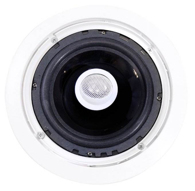 Pyle 6.5" 500W 2-Way Round In-Wall/Ceiling Home Audio Speaker System, White, 4pk - VMInnovations