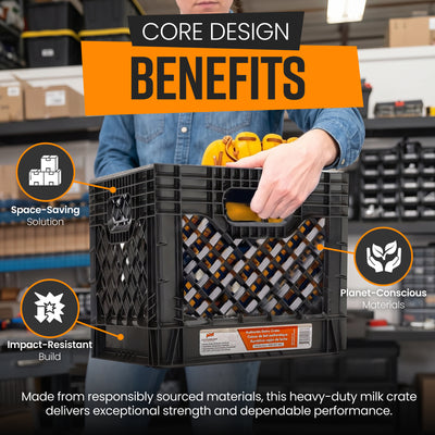 Juggernaut Storage Crate for Office Storage&Classroom Organization 2PK(Open Box) - VMInnovations