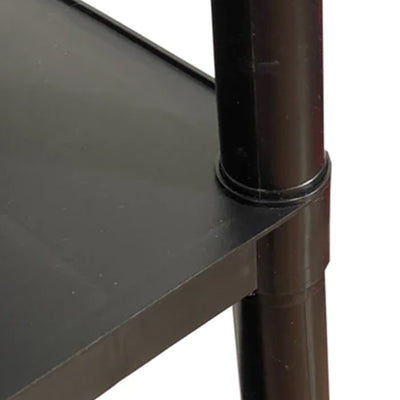 Storage 70" Plastic 5 Tier Garage/Shed Utility Shelving Rack, Black (Open Box) - VMInnovations