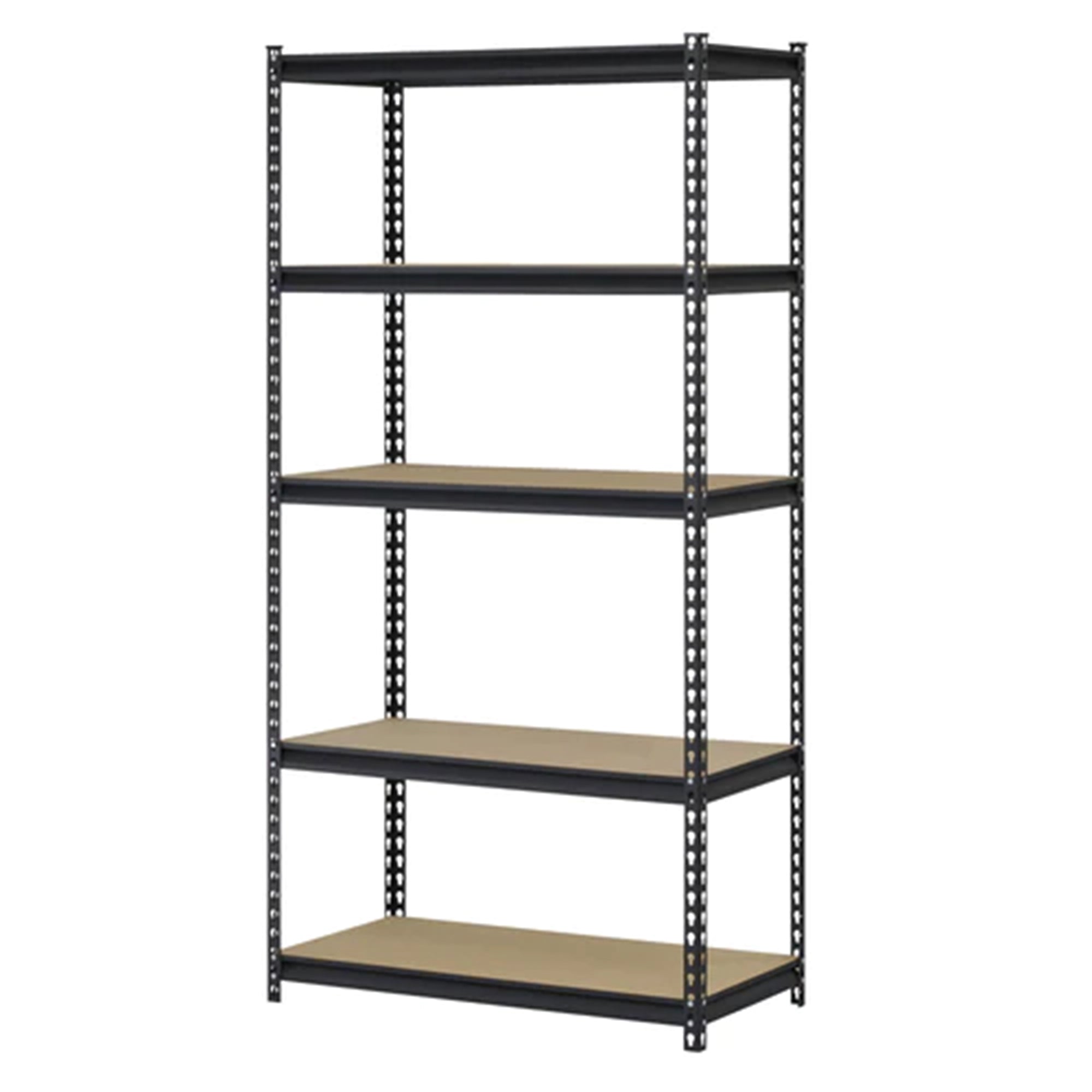 Juggernaut 36" x 72" Shelf Steel Utility Shelving Storage Unit, Black(For Parts) - VMInnovations