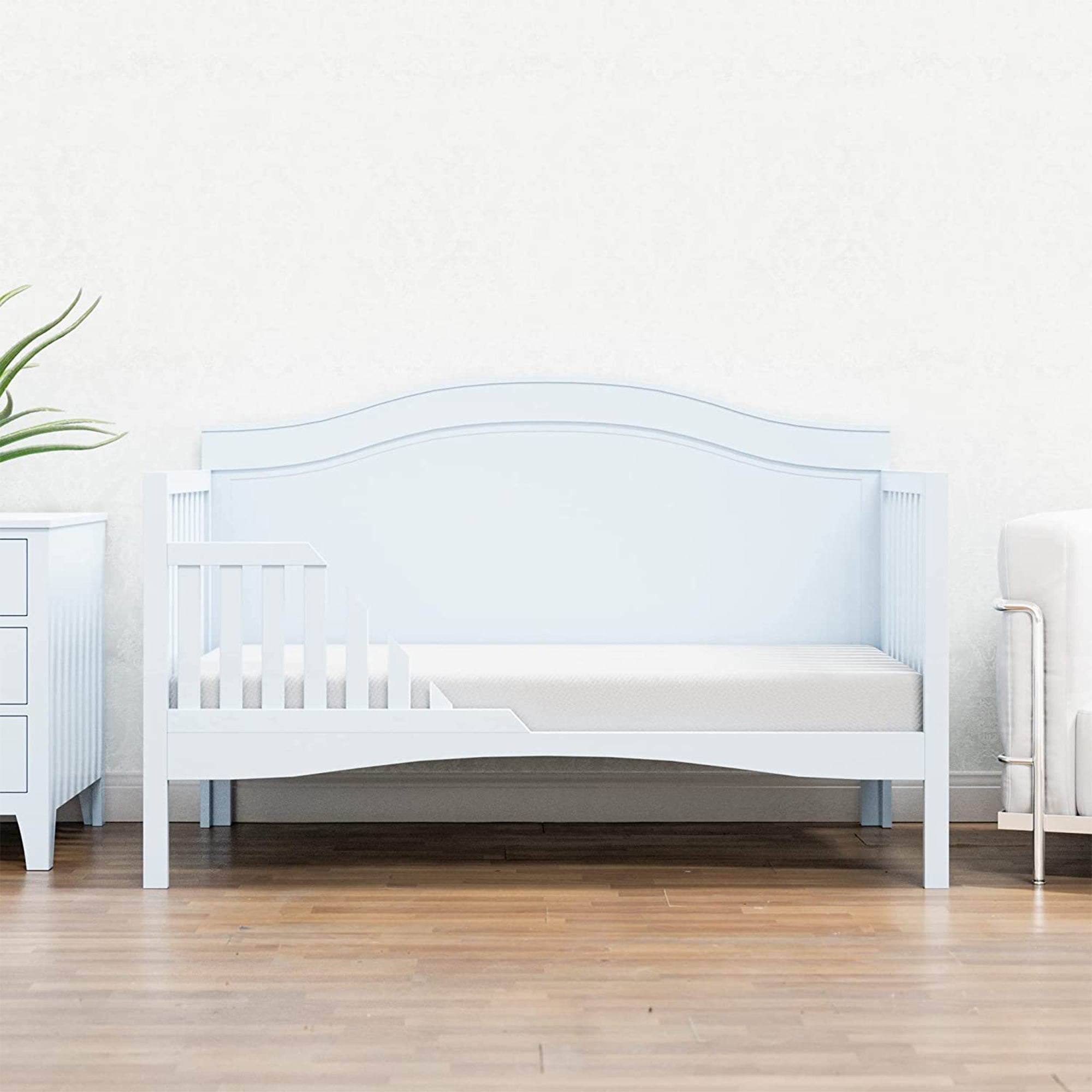 Dynasty Mattress 4 Inch Cooling Gel Memory Foam Medium Firm Crib Mattress Bed - VMInnovations