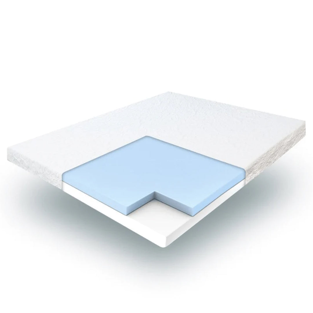 Dynasty Mattress 4 Inch Cooling Gel Memory Foam Medium Firm Crib Mattress Bed