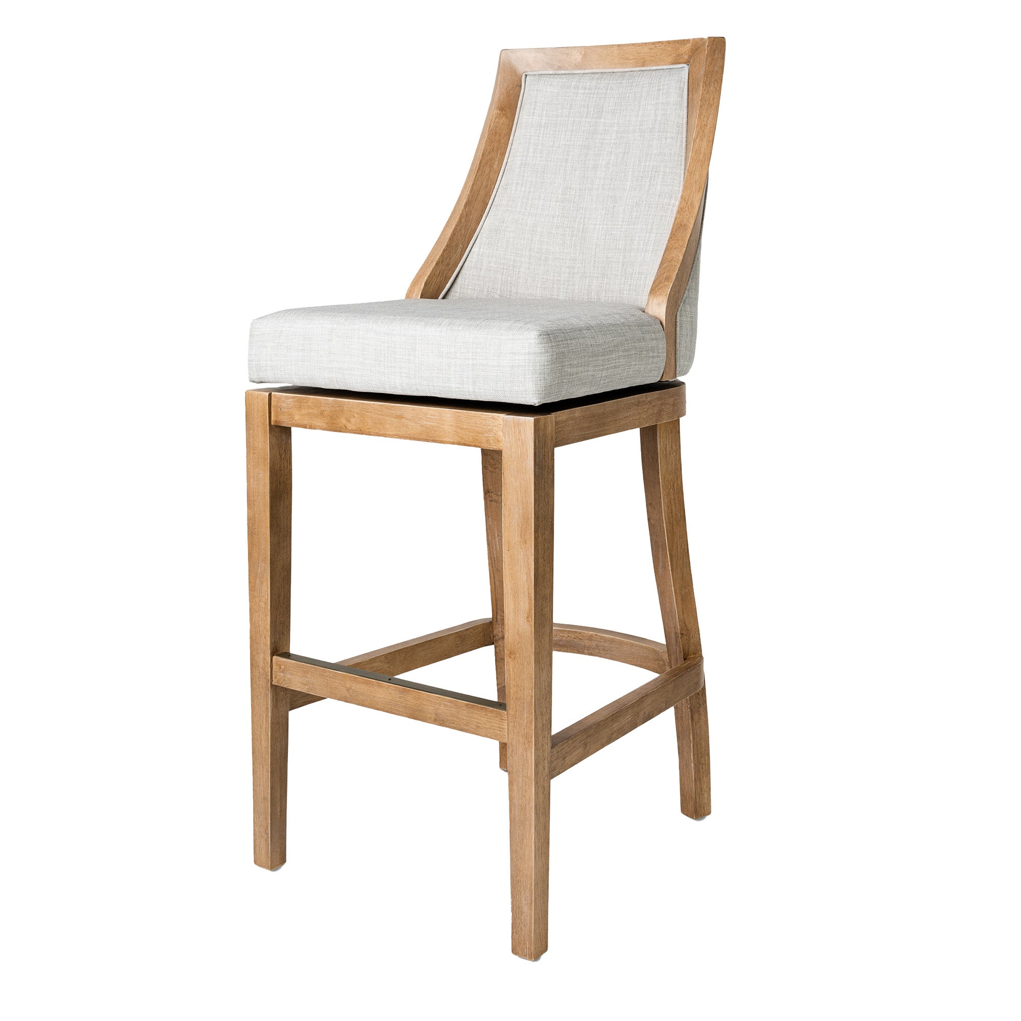 Maven Lane Vienna Swivel Kitchen Bar Stool 31"H, Weathered Finish (Used)(2 Pack) - VMInnovations