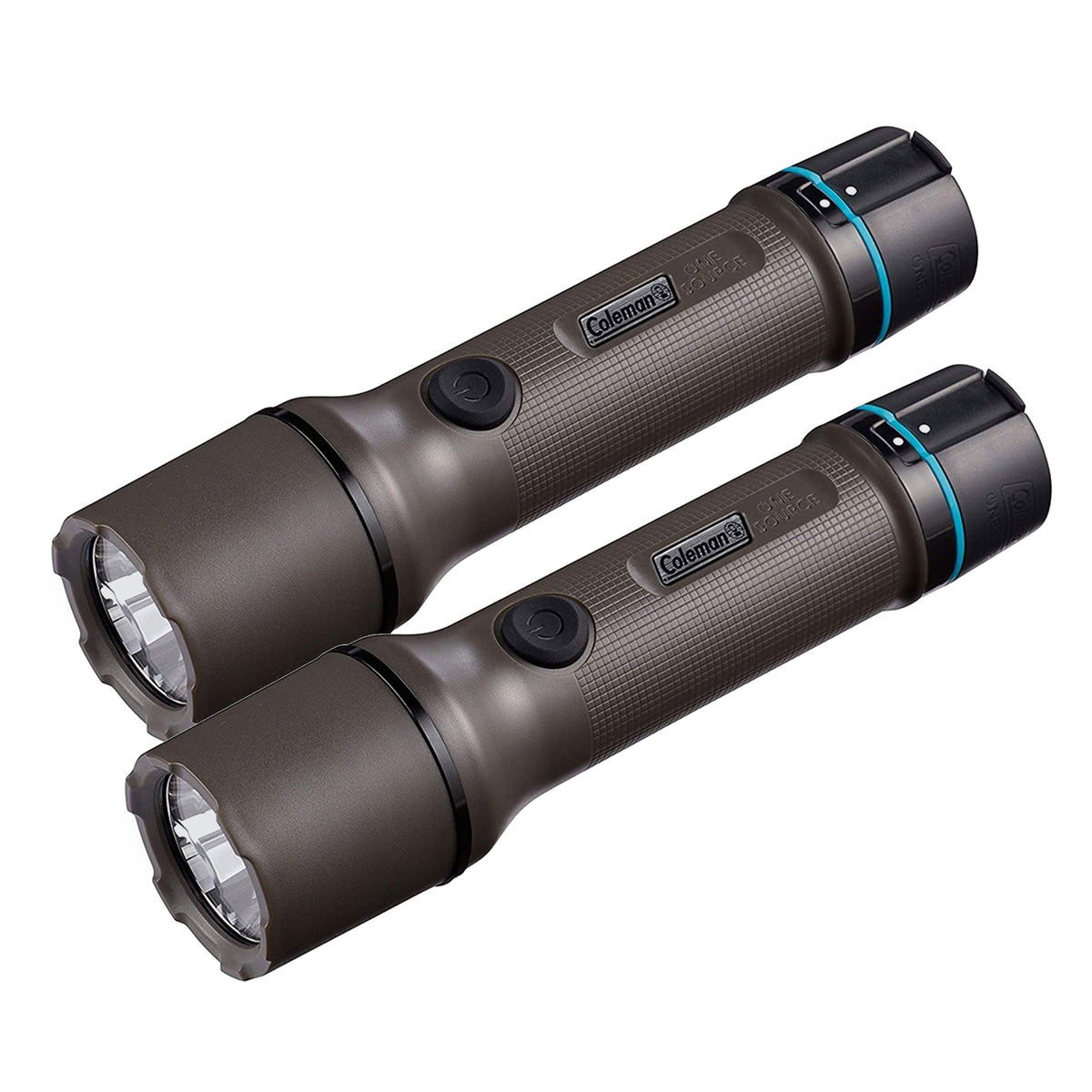 Coleman OneSource 1000 Lumens Rechargeable Lithium Ion Camping Flashlight,2 Pack