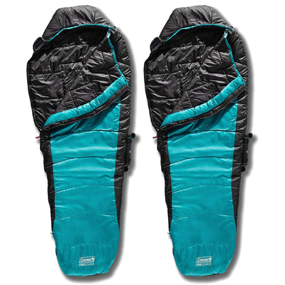 Coleman OneSource All Season Rechargeable Adjustable Heated Sleeping Bag, 2 Pack - VMInnovations