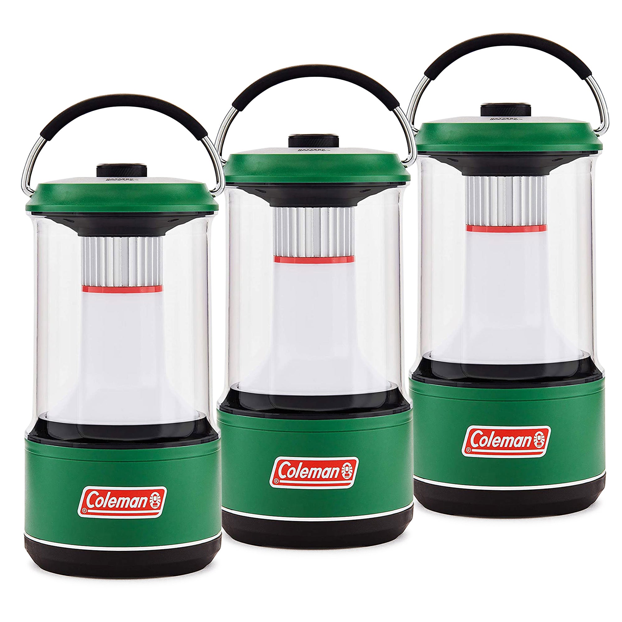 Coleman 1000 Lumens LED Outdoor Camping Light Lantern with BatteryGuard (3 Pack) - VMInnovations