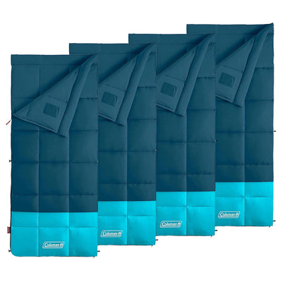 Coleman Kompact Lightweight 20 Fahrenheit Camping Hiking Sleeping Bag (4 Pack) - VMInnovations