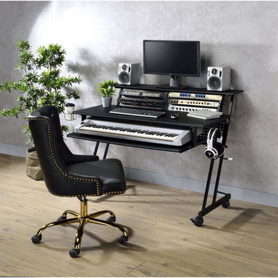ACME 92900 47" Home Office Furniture Suitor Music Studio Desk, Black (Used)