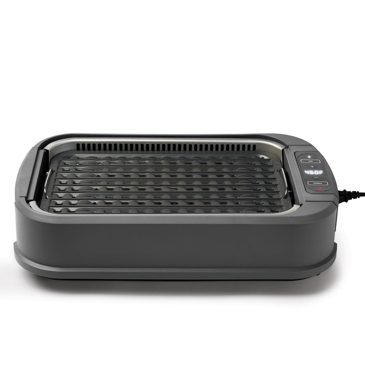 Oster DiamondForce Electric Indoor Nonstick Smokeless Countertop Grill with Lid - VMInnovations