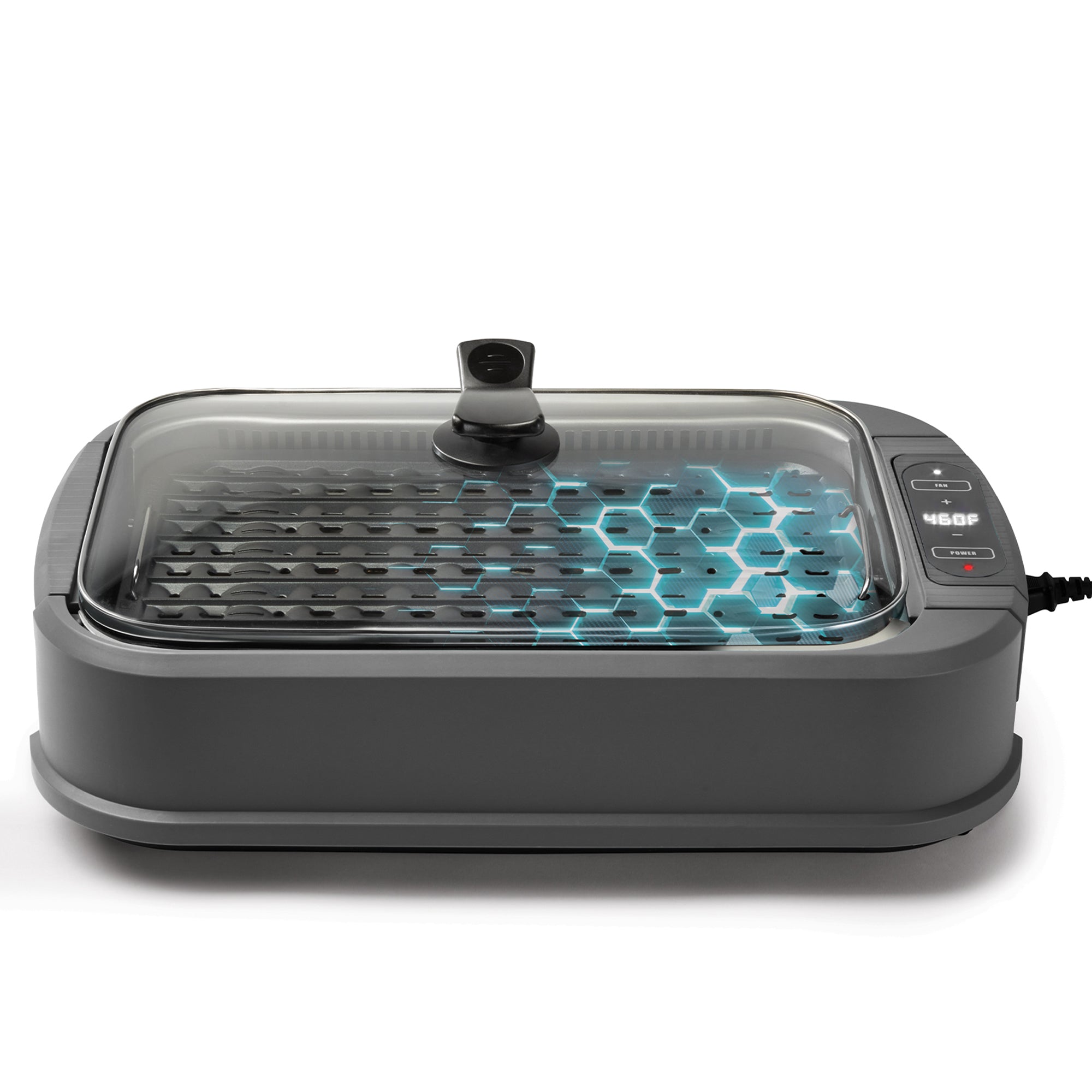 Oster DiamondForce Electric Nonstick Smokeless Countertop Grill w/Lid (Used) - VMInnovations