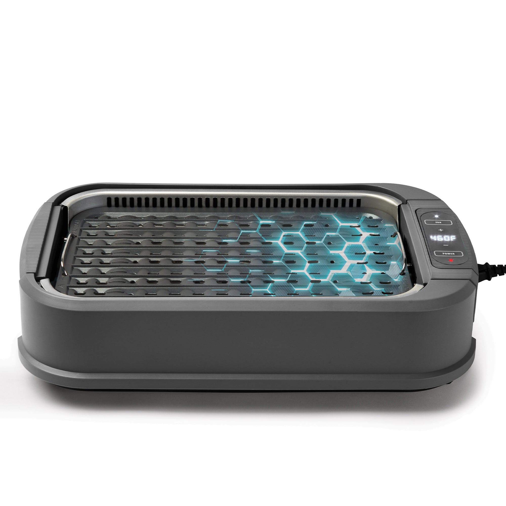 Oster DiamondForce Electric Indoor Nonstick Smokeless Countertop Grill with Lid - VMInnovations