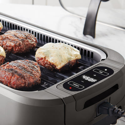 Oster DiamondForce Electric Nonstick Smokeless Countertop Grill w/Lid (Used) - VMInnovations