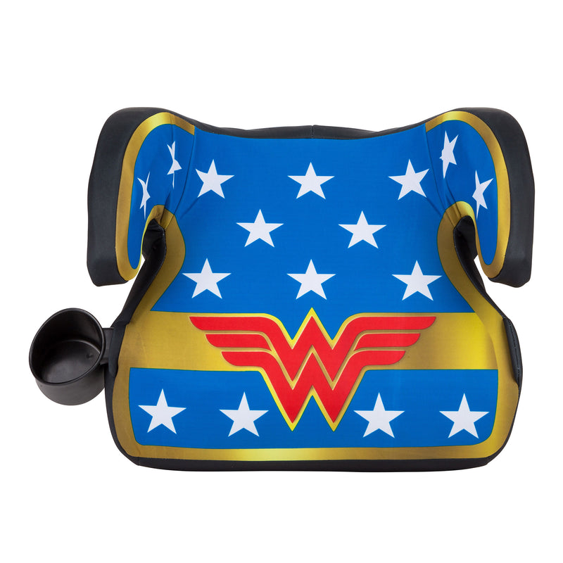 KidsEmbrace Wonder Woman Backless Booster Car Seat for Kids 4 Years and Up