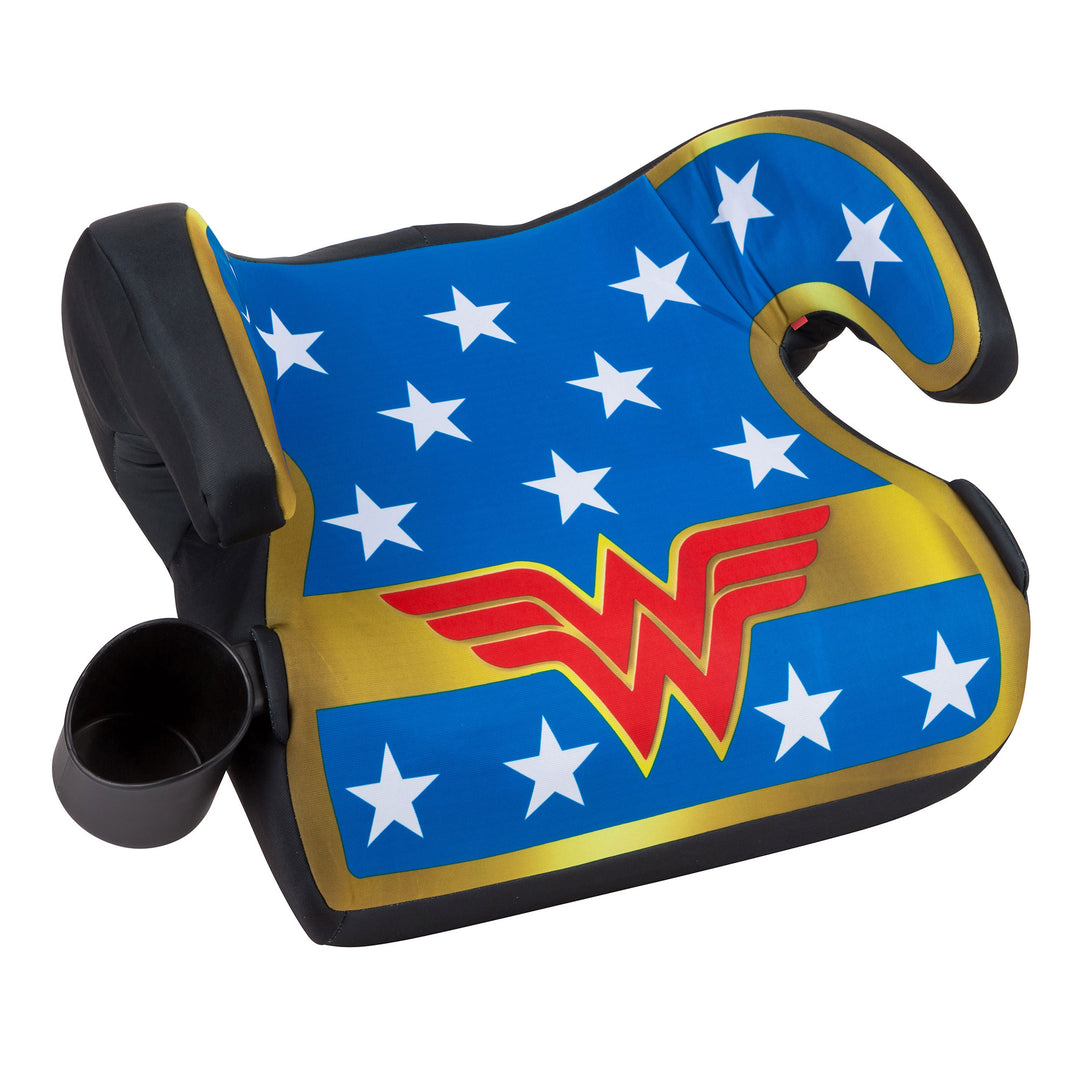 KidsEmbrace Wonder Woman Backless Booster Car Seat for Kids 4 Years and Up