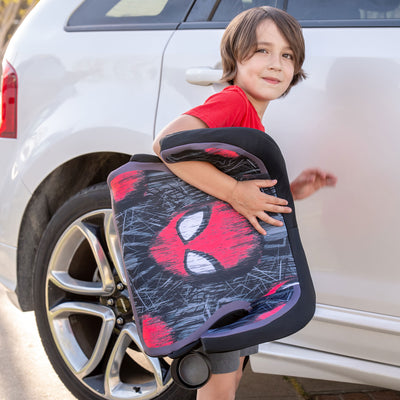 KidsEmbrace KE-4801FAC Spider-Man Backless Car Seat for Kids 4 Years and Up - VMInnovations