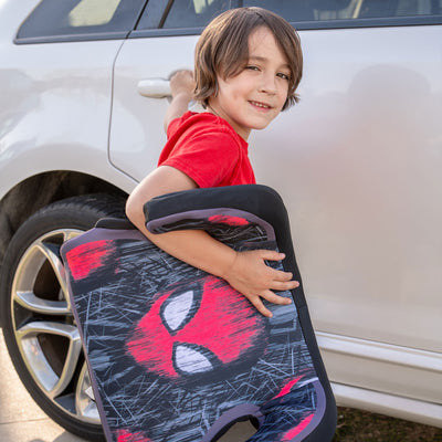 KidsEmbrace KE-4801FAC Spider-Man Backless Car Seat for Kids 4 Years and Up - VMInnovations