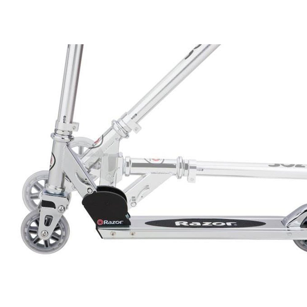 NEW! Razor A2 Aluminum Kick Scooter Boys/Girls (Clear) (Used)