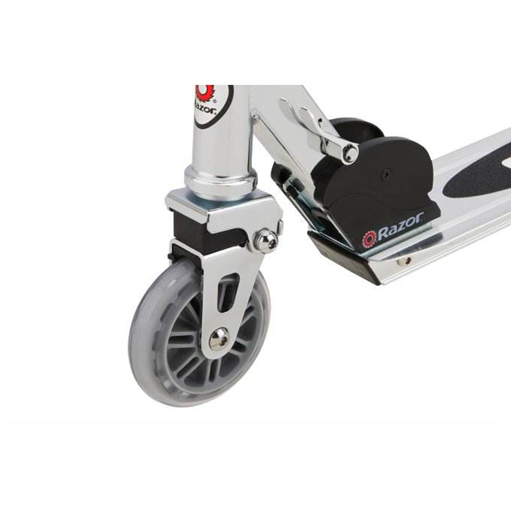 NEW! Razor A2 Aluminum Kick Scooter Boys/Girls (Clear) (Used)