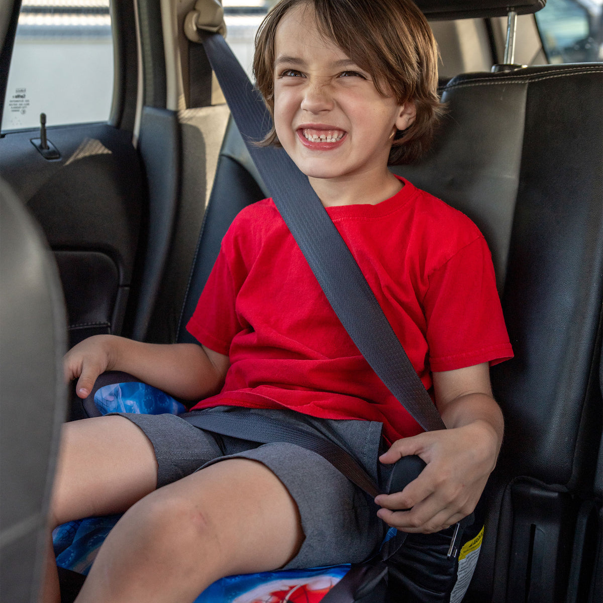 KidsEmbrace KE-4801BLU Spider-Man Backless Car Seat for Kids 4 Years and Up - VMInnovations