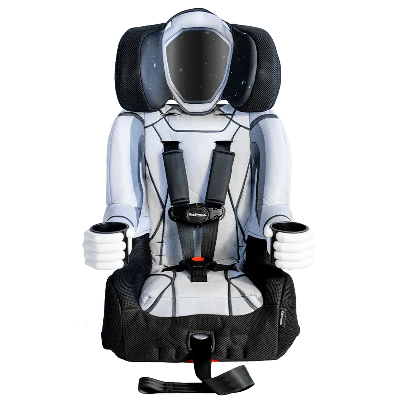 KidsEmbrace 2-in-1 Convertible 5 Point Harness Booster Car Belt Seat, Astronaut - VMInnovations