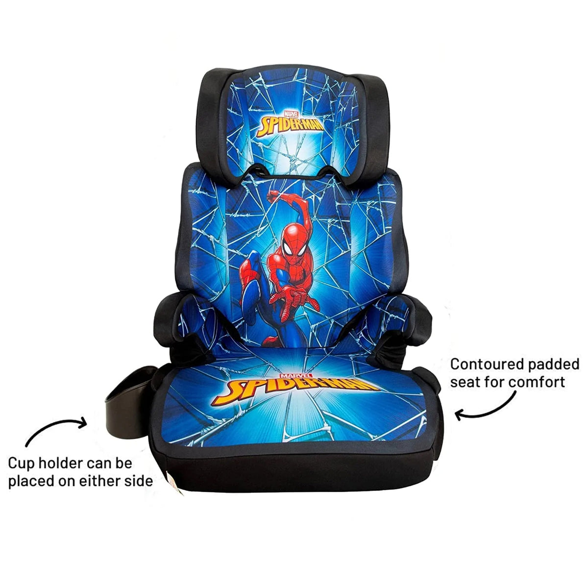 KidsEmbrace Marvel Spider-Man High Position Back Toddler Convertible Car Seat - VMInnovations