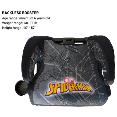 KidsEmbrace Marvel Spider-Man High Position Back Toddler Convertible Car Seat - VMInnovations