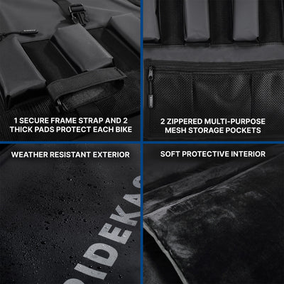 Mid-Size & Compact Truck Tailgate Pad for 5 Bikes w/ 2 Storage Pockets (Used) - VMInnovations