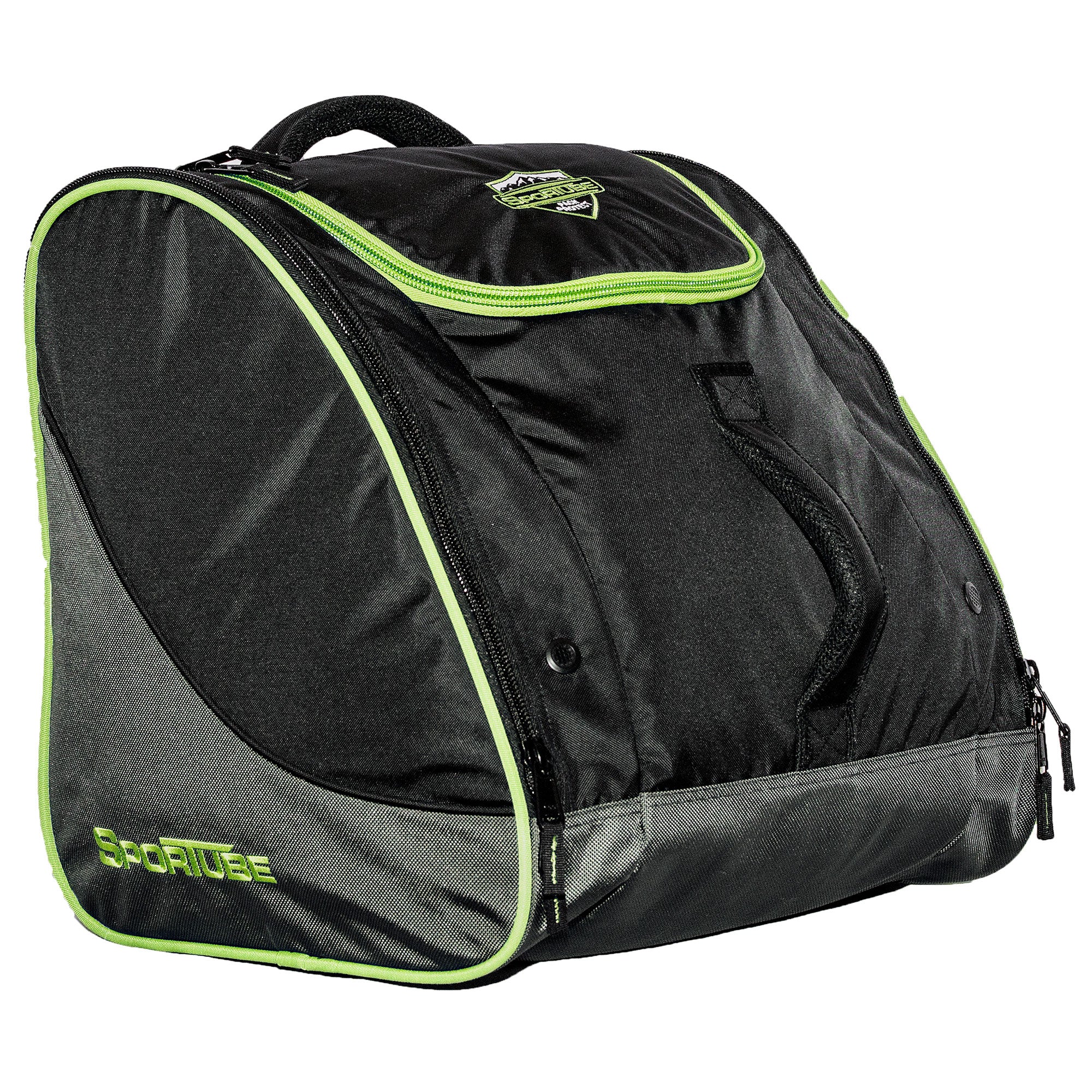 Sportube Freerider 70 Liter Padded Ski Boot & Gear Backpack Bag, Green/Black - VMInnovations