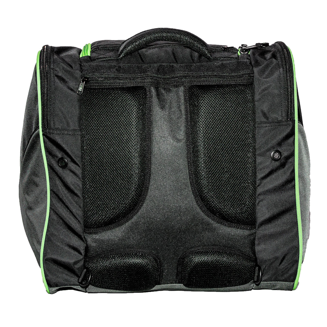 Sportube Freerider 70 Liter Padded Ski Boot & Gear Backpack Bag, Green/Black