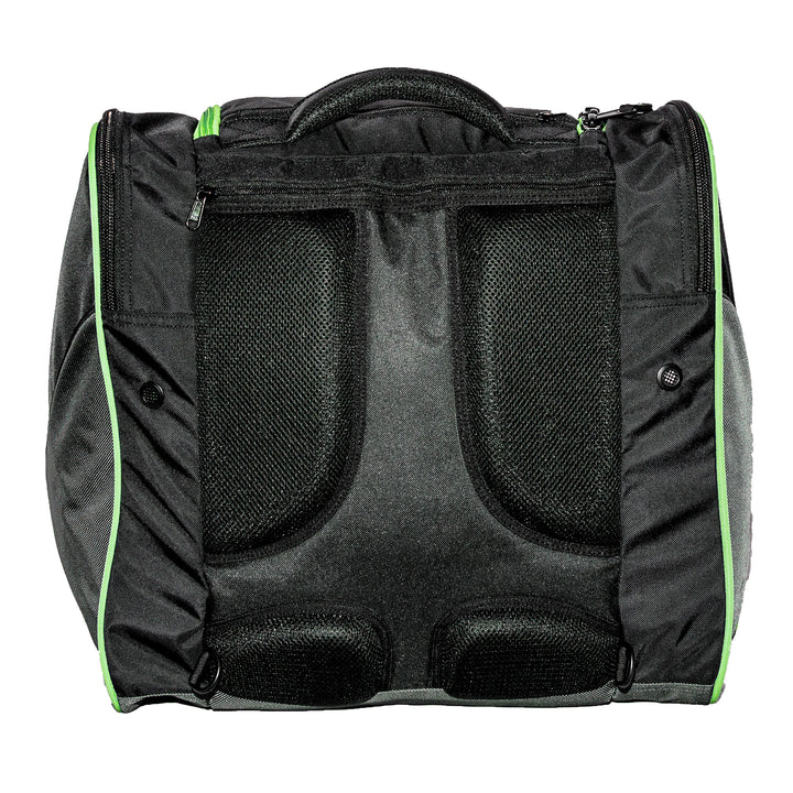 Sportube Freerider 70 Liter Padded Ski Boot & Gear Backpack Bag, Green/Black