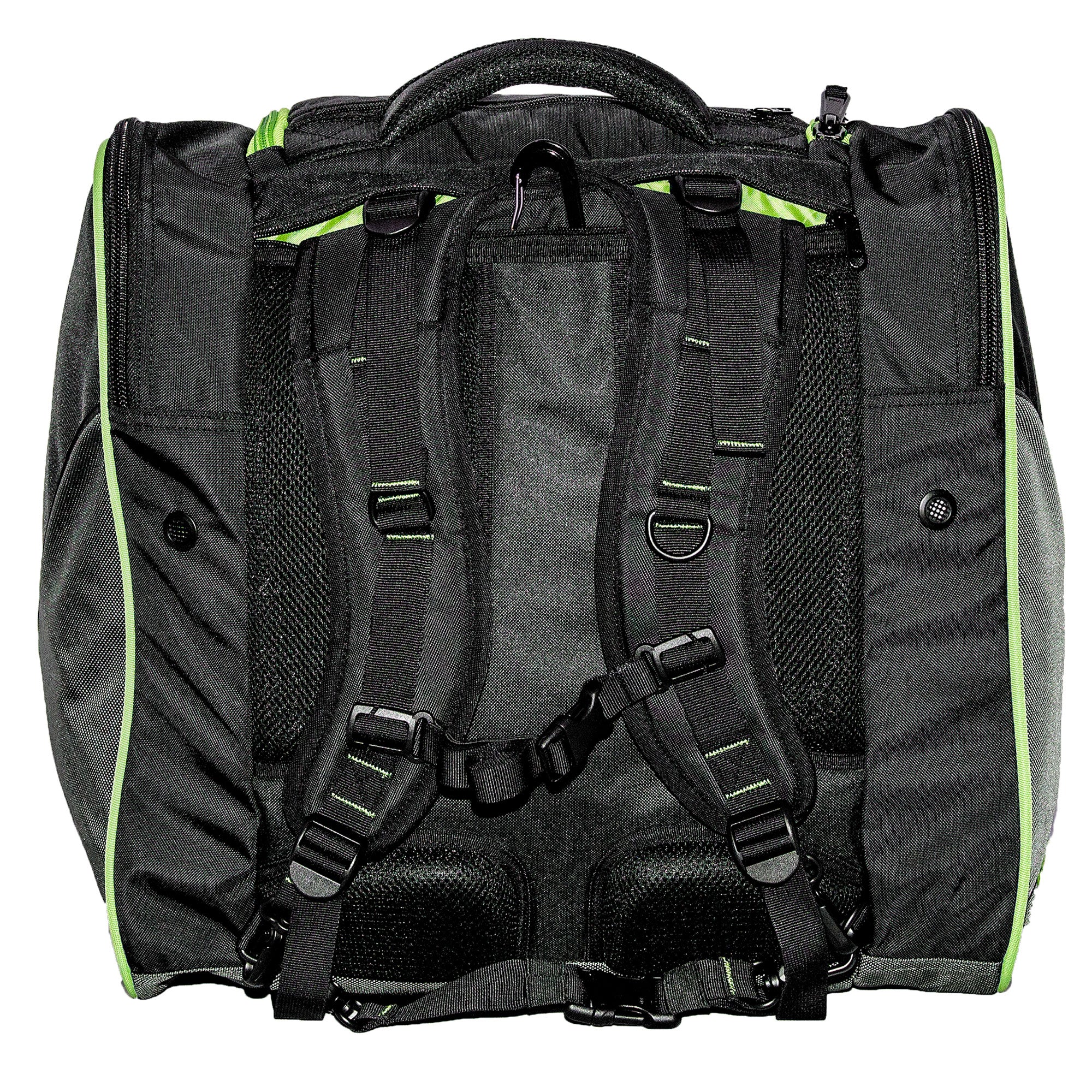 Sportube Freerider 70 Lt Padded Ski Boot & Gear Backpack,Green/Black(Open Box) - VMInnovations