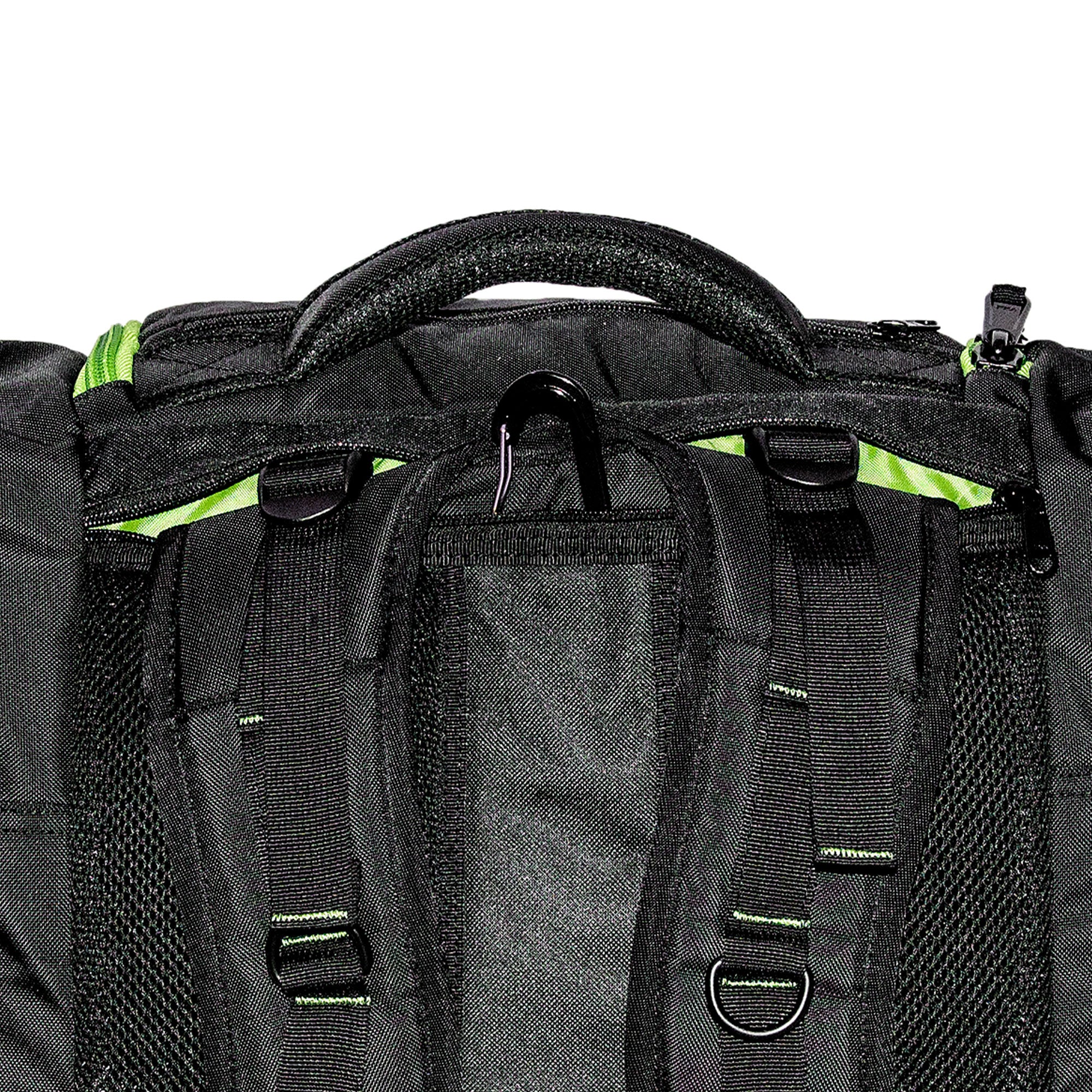 Sportube Freerider 70 Lt Padded Ski Boot & Gear Backpack,Green/Black(Open Box) - VMInnovations