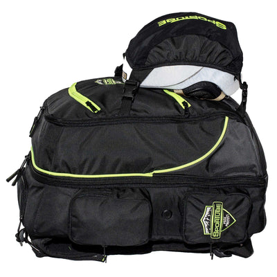Sportube 44 Liter Overheader Airline Carry On Padded Gear & Boot Backpack, Green - VMInnovations